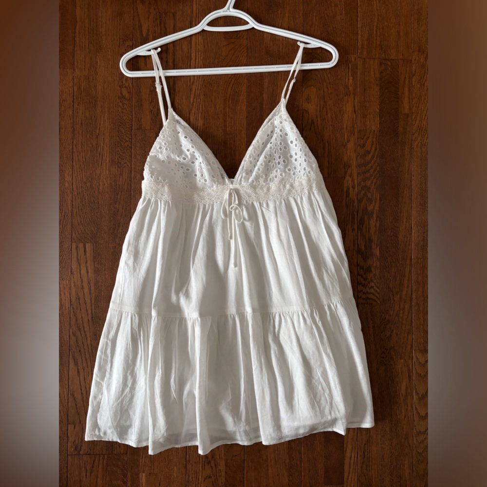White Eyelet Sundress